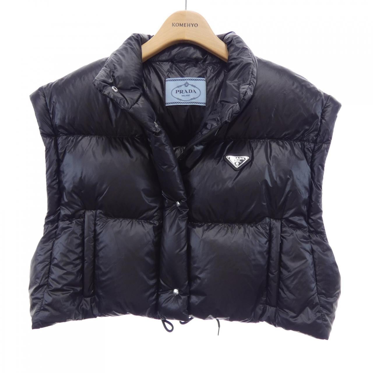 プラダ PRADA トライアングルロゴ 2WAY クロップド コンバーチブル 291805 S222 11A9 ダウンジャケット
