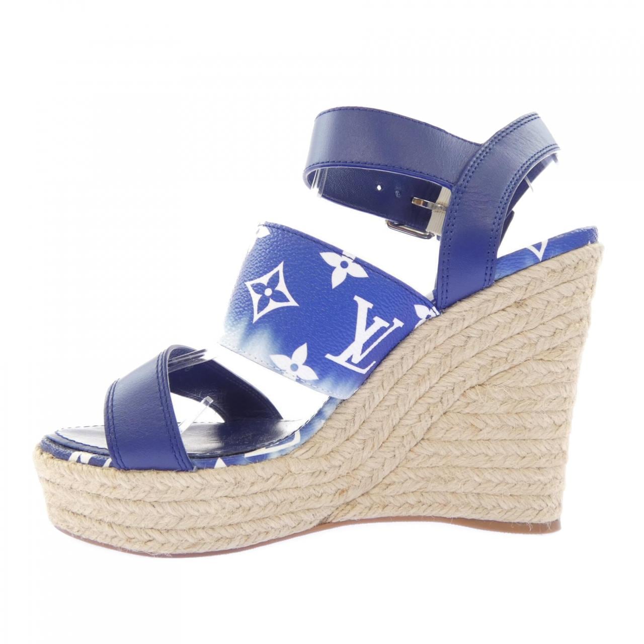 ルイヴィトン LOUIS VUITTON パテントモノグラムキャンパス LVエスカル スターボードライン サンダル