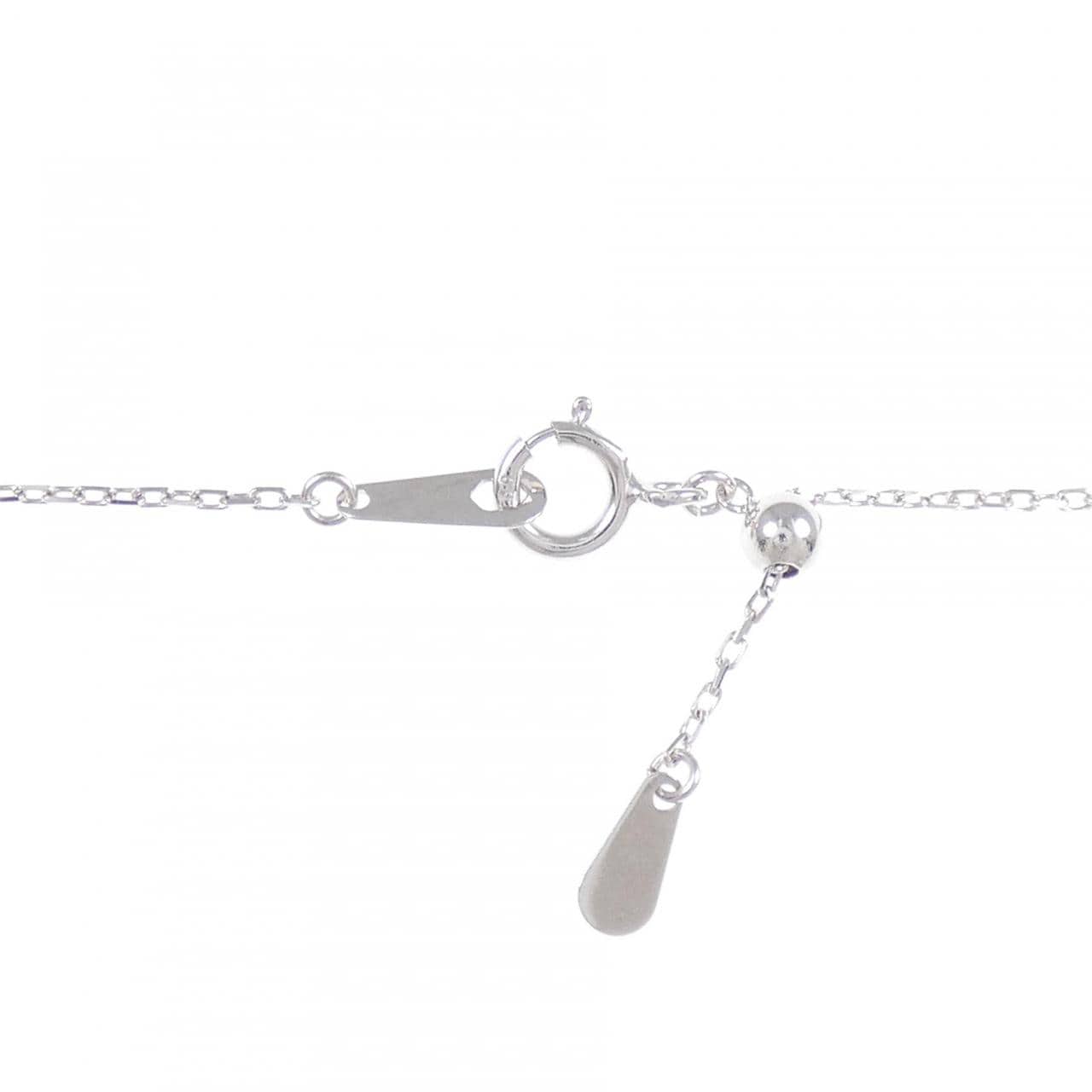 K18WG バタフライ マザーオブパール ネックレス