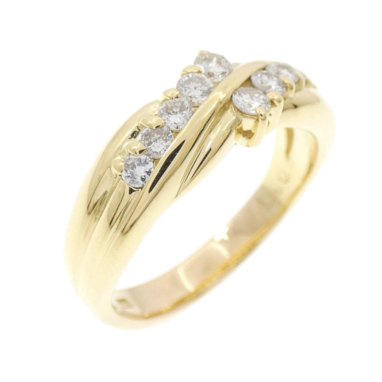 K18YG ダイヤモンド リング 0.30CT