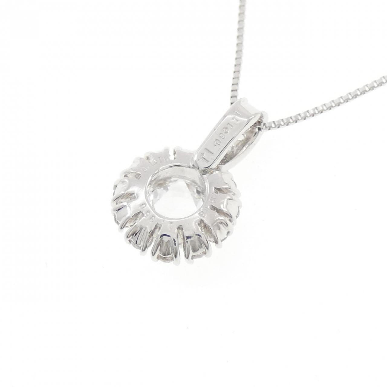 K18WG ダイヤモンド ネックレス 0.350CT