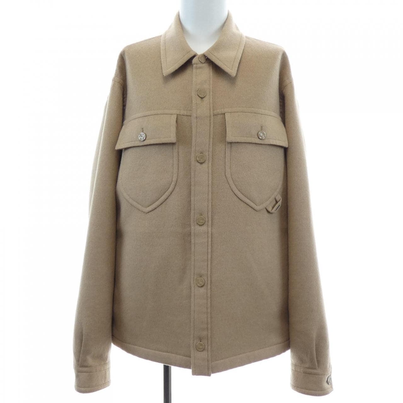 ルイヴィトン LOUIS VUITTON ダブルフェイスウールブレンドオーバーシャツ HQB42EFRW ジャケット