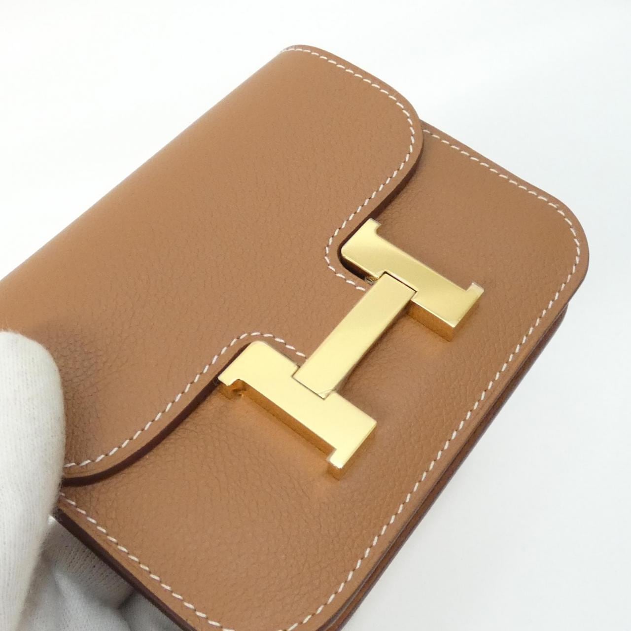 【未使用品】エルメス コンスタンス スリム バイカラー 082501CC 財布
