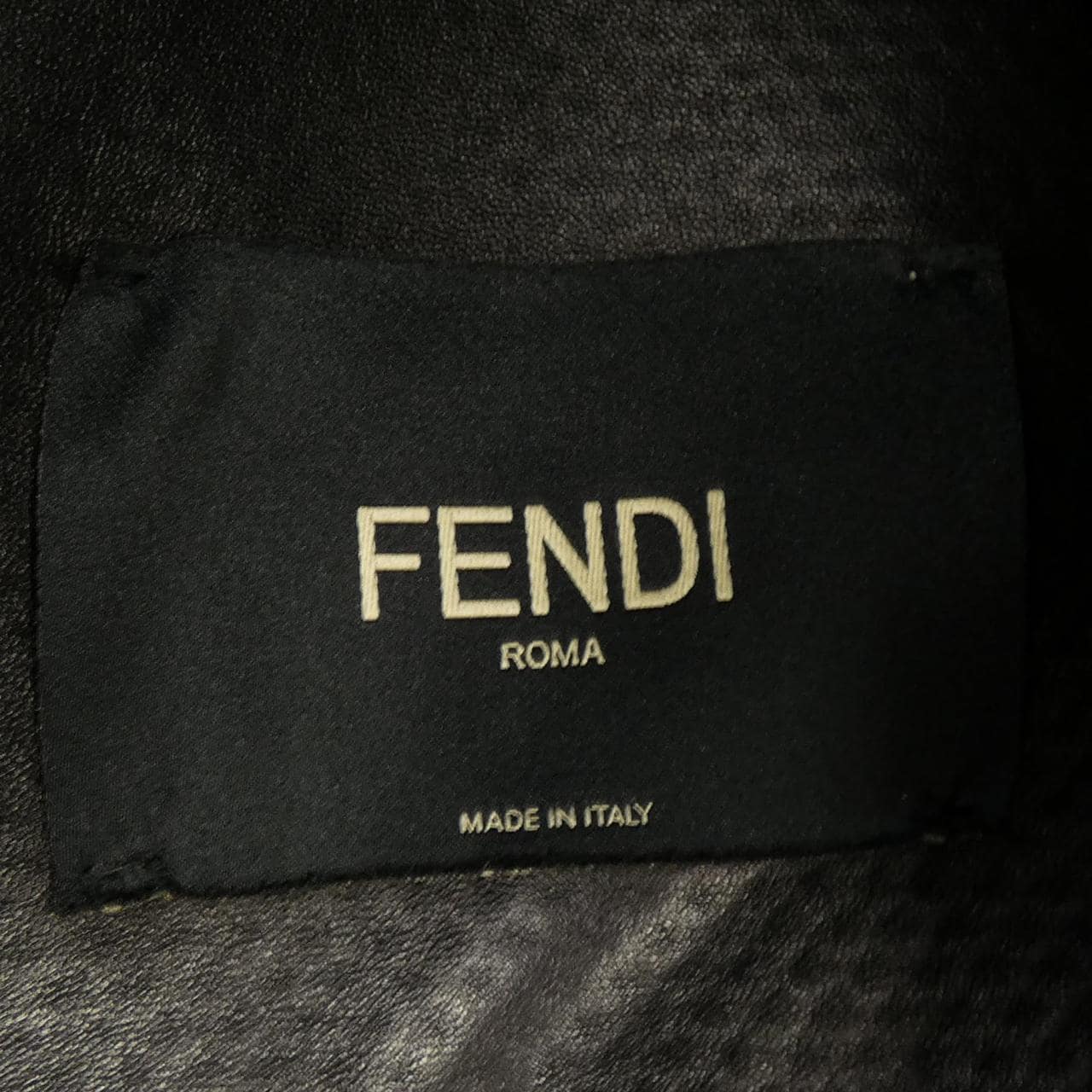 FENDI leather jacket