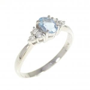 PT900 アクアマリン リング 0.41CT