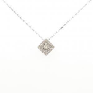 K18WG ダイヤモンド ネックレス 0.60CT