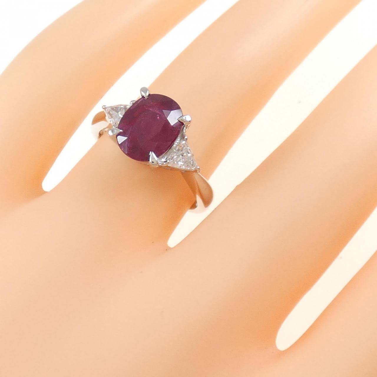 PT ルビー リング 2.54CT