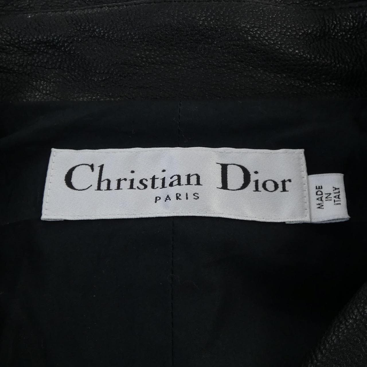 クリスチャンディオール CHRISTIAN DIOR レザーライダースジャケット