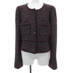 【ヴィンテージ】シャネル CHANEL P20021V11683 02A ノーカラージャケット
