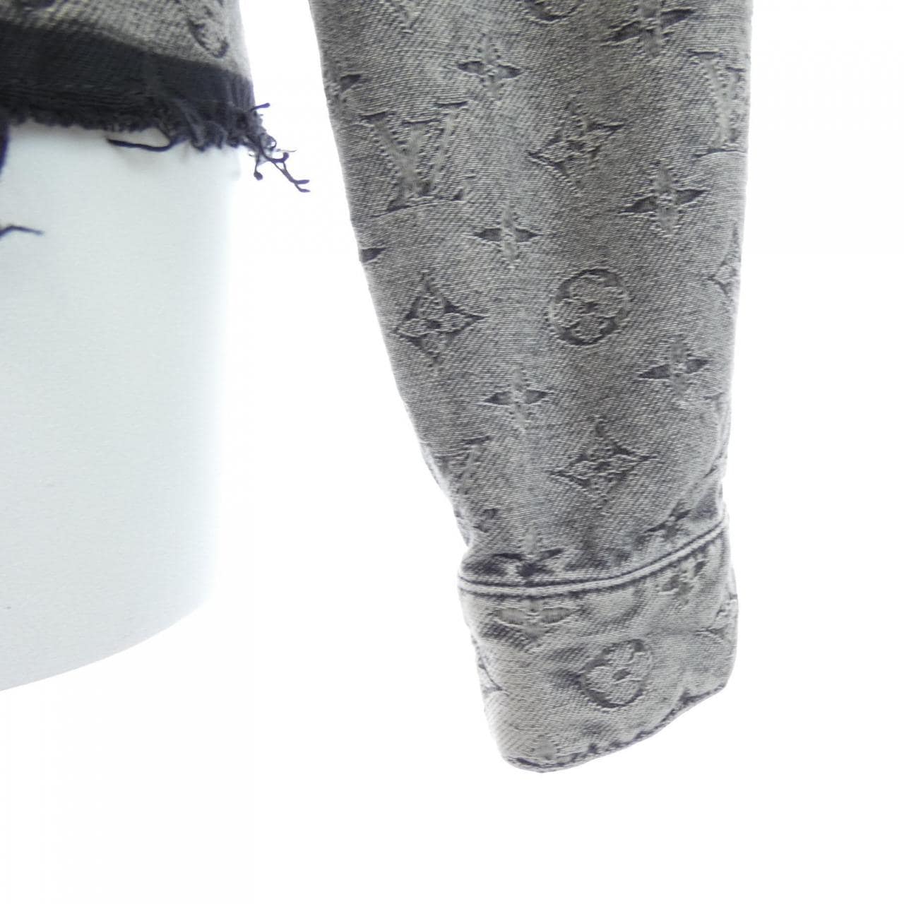 ルイヴィトン LOUIS VUITTON ヴィンテージエフェクトモノグラムデニムジャケット FSJA01YK1 デニムジャケット