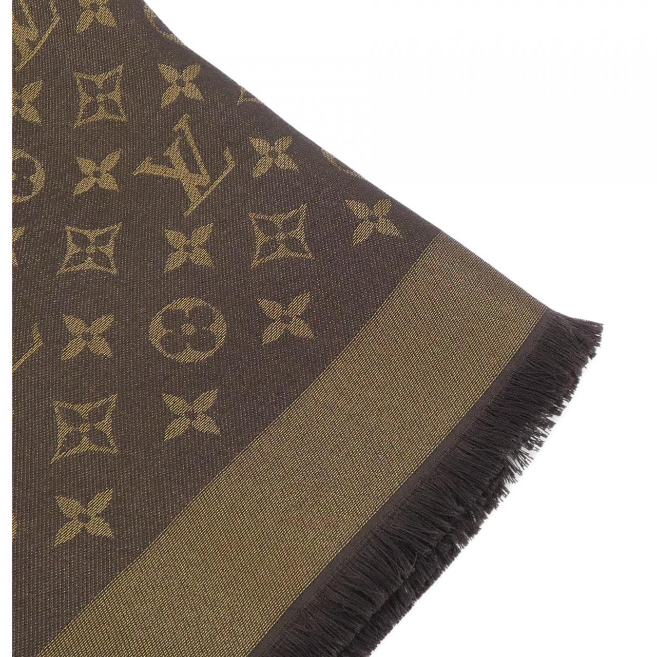 ルイヴィトン LOUIS VUITTON モノグラム シャイン M75122 ショール