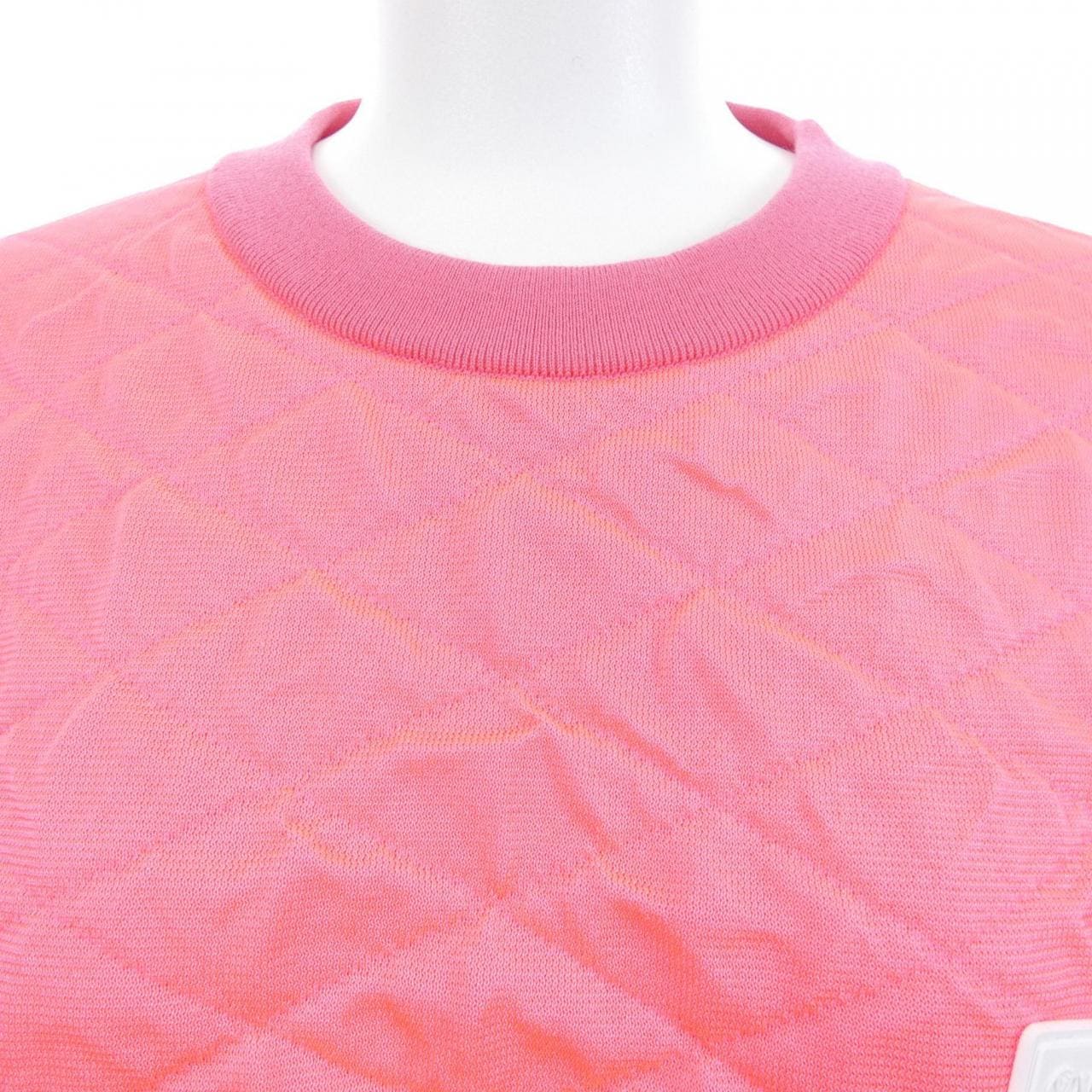 ルイヴィトン LOUIS VUITTON ホットピンクキルテッドプルオーバー FNKL06PT9 トップス