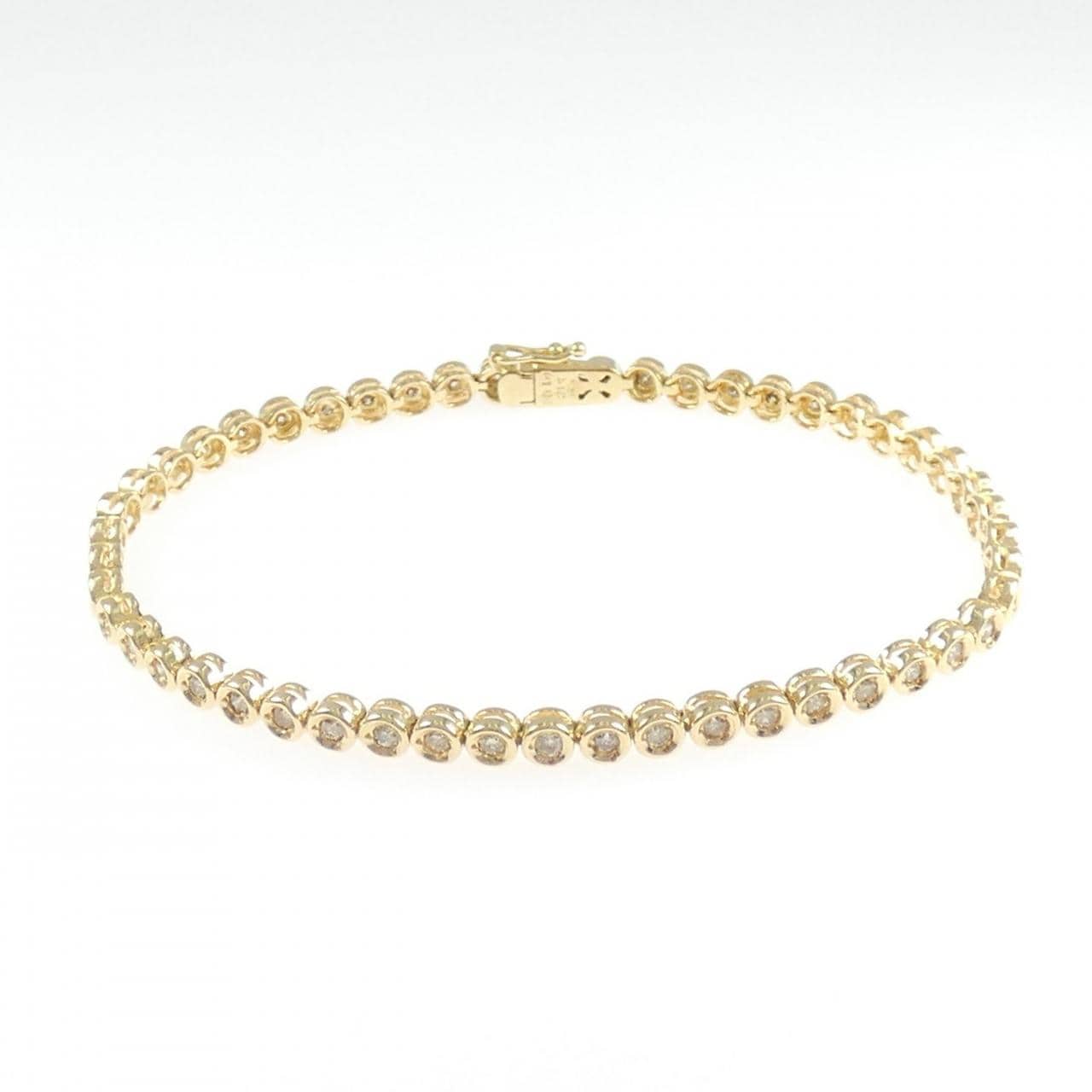 K18YG ダイヤモンド ブレスレット 1.00CT