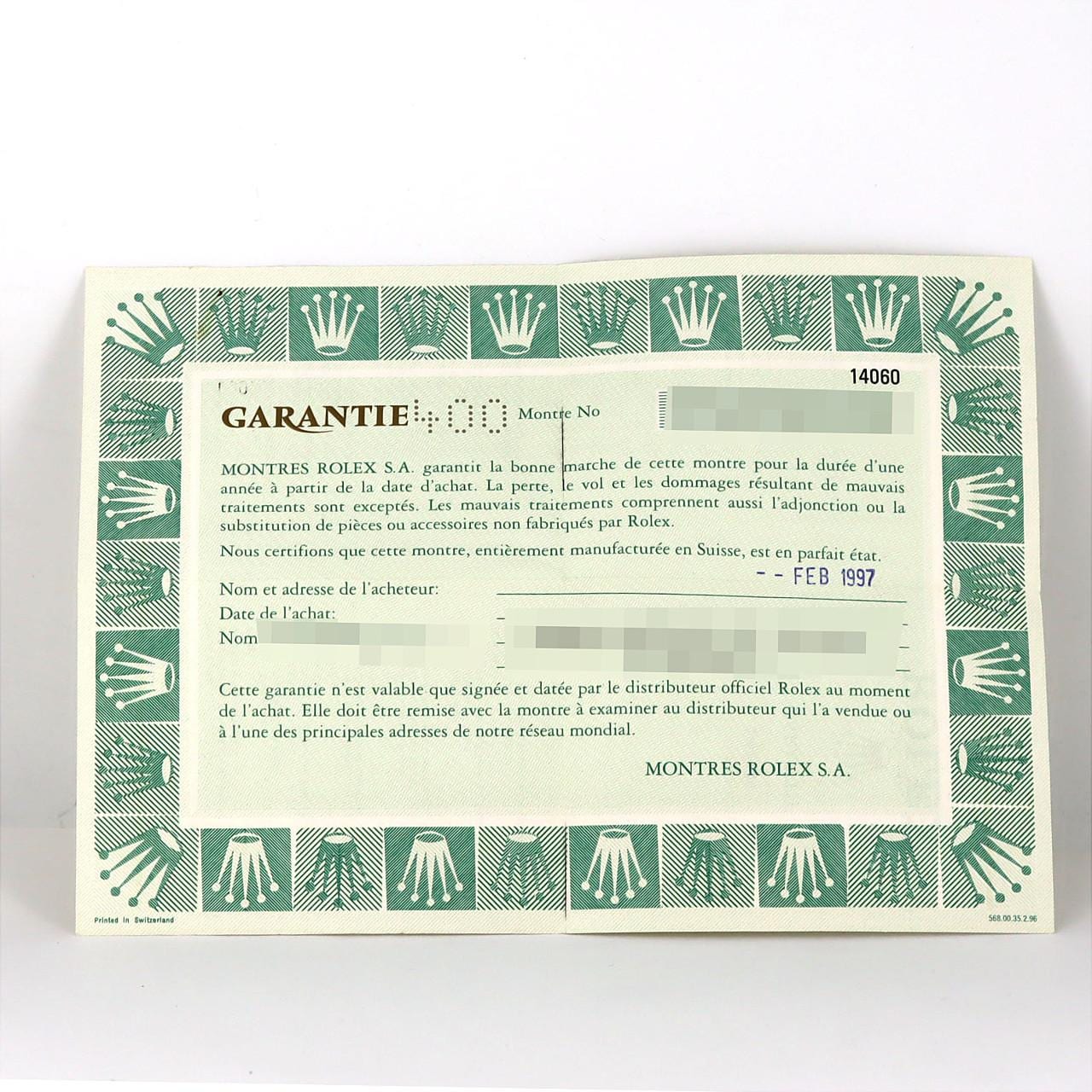 【ノーメンテナンス還元価格】ロレックス サブマリーナーノンデイト 14060 SS 自動巻 T番