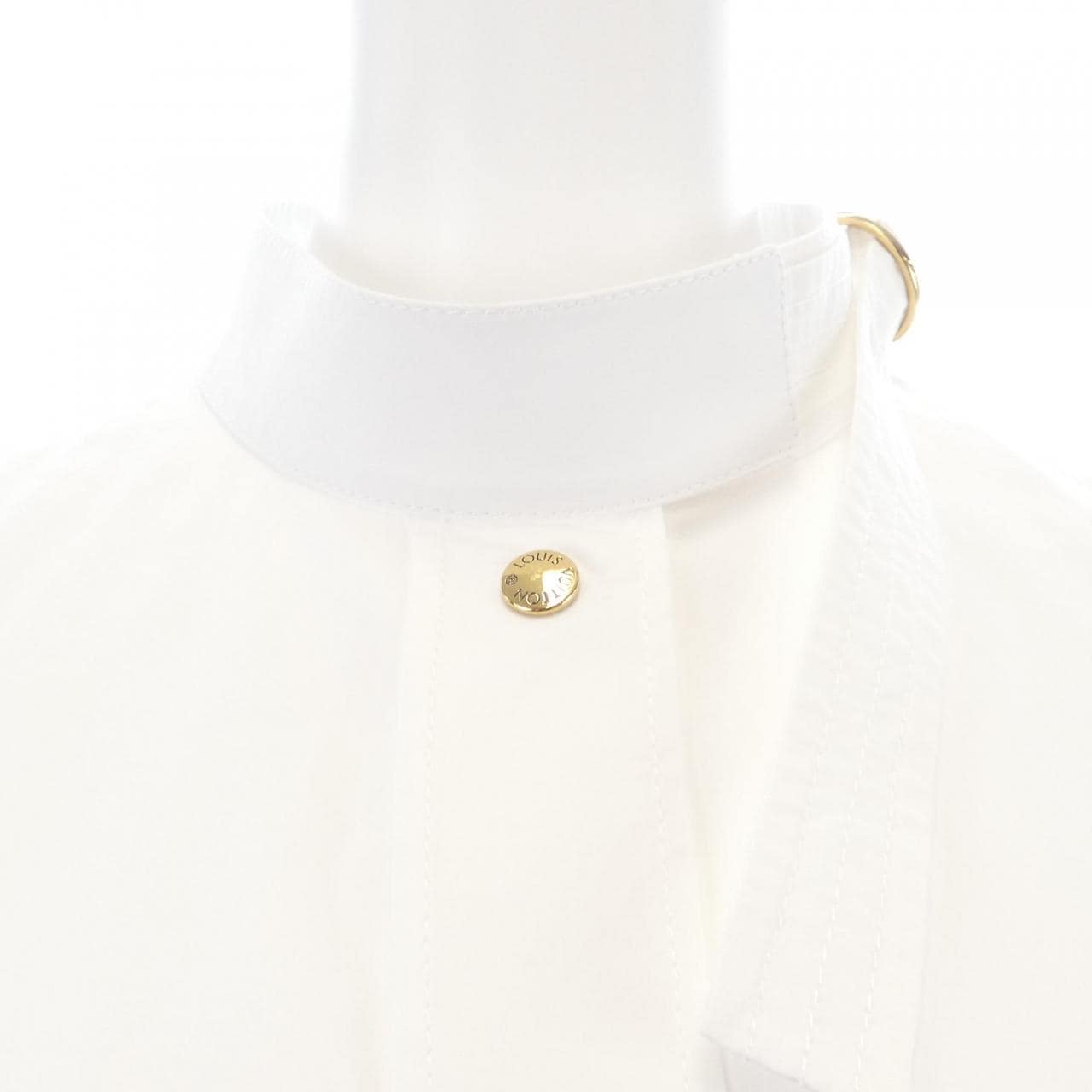 ルイヴィトン LOUIS VUITTON プリーツショルダーコットンポプリンシャツ FOTP97RK2 シャツ