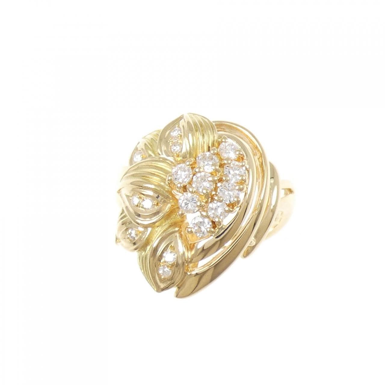 K18YG ダイヤモンド リング 0.43CT