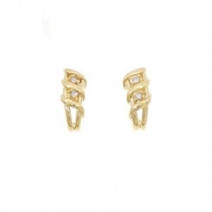 K18YG ダイヤモンド ピアス 0.10CT