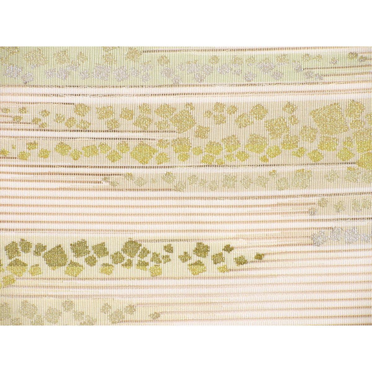 夏袋帯　絽綴織　芯なし仕立