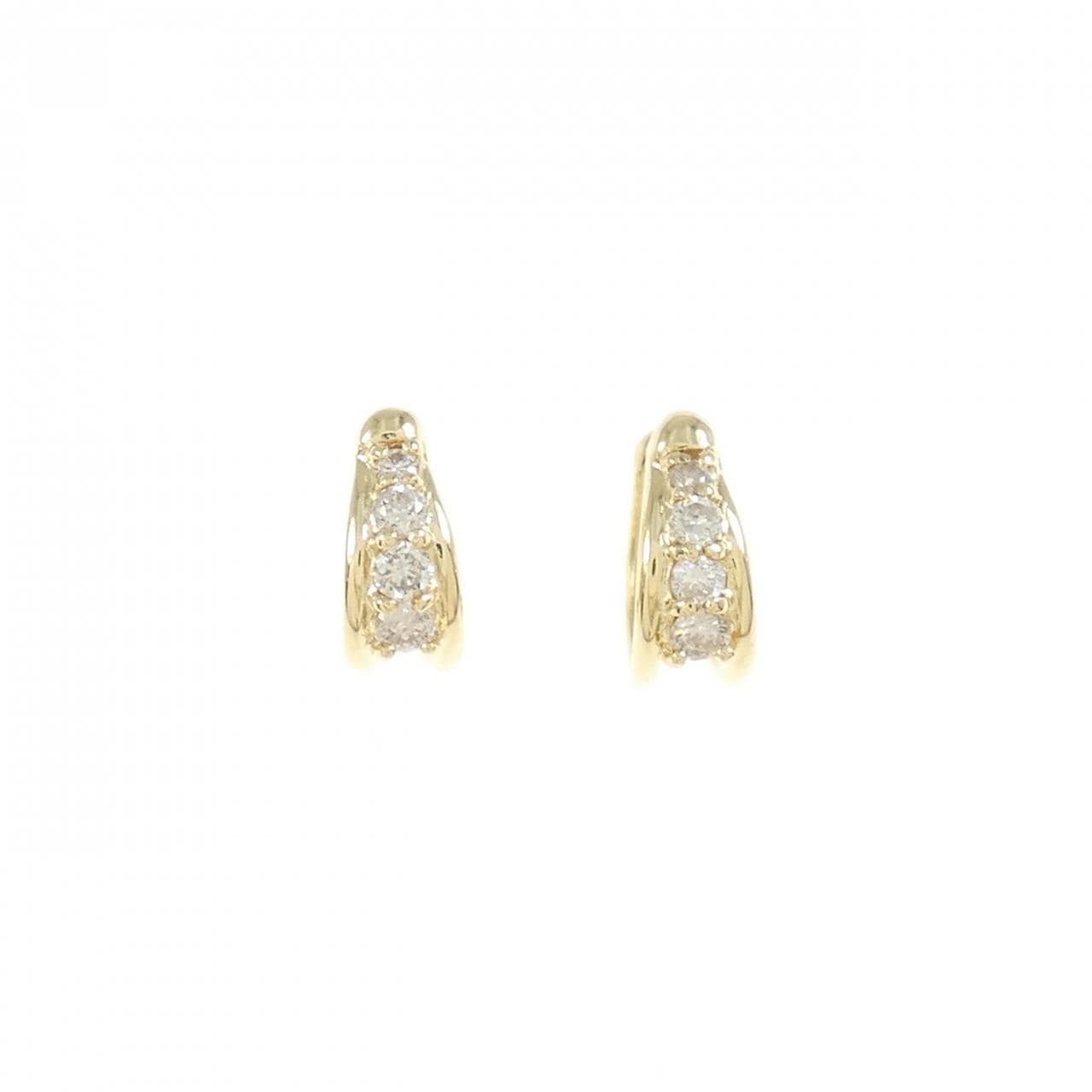 K18YG Diamond Earrings 0.150CT
