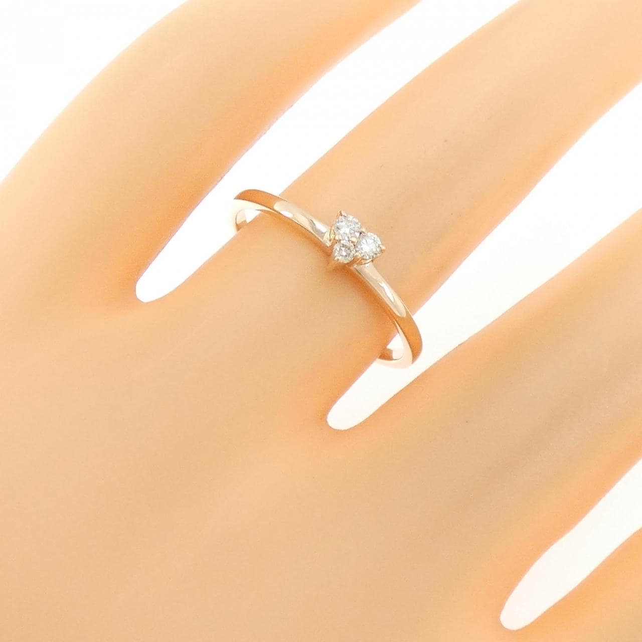 K10PG ダイヤモンド リング 0.08CT