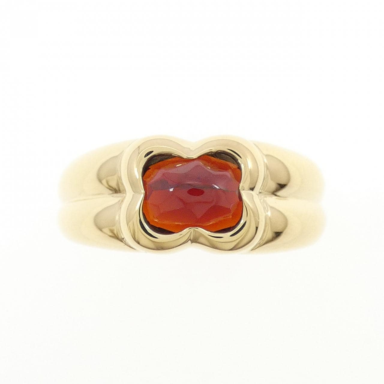 K18YG ガーネット リング