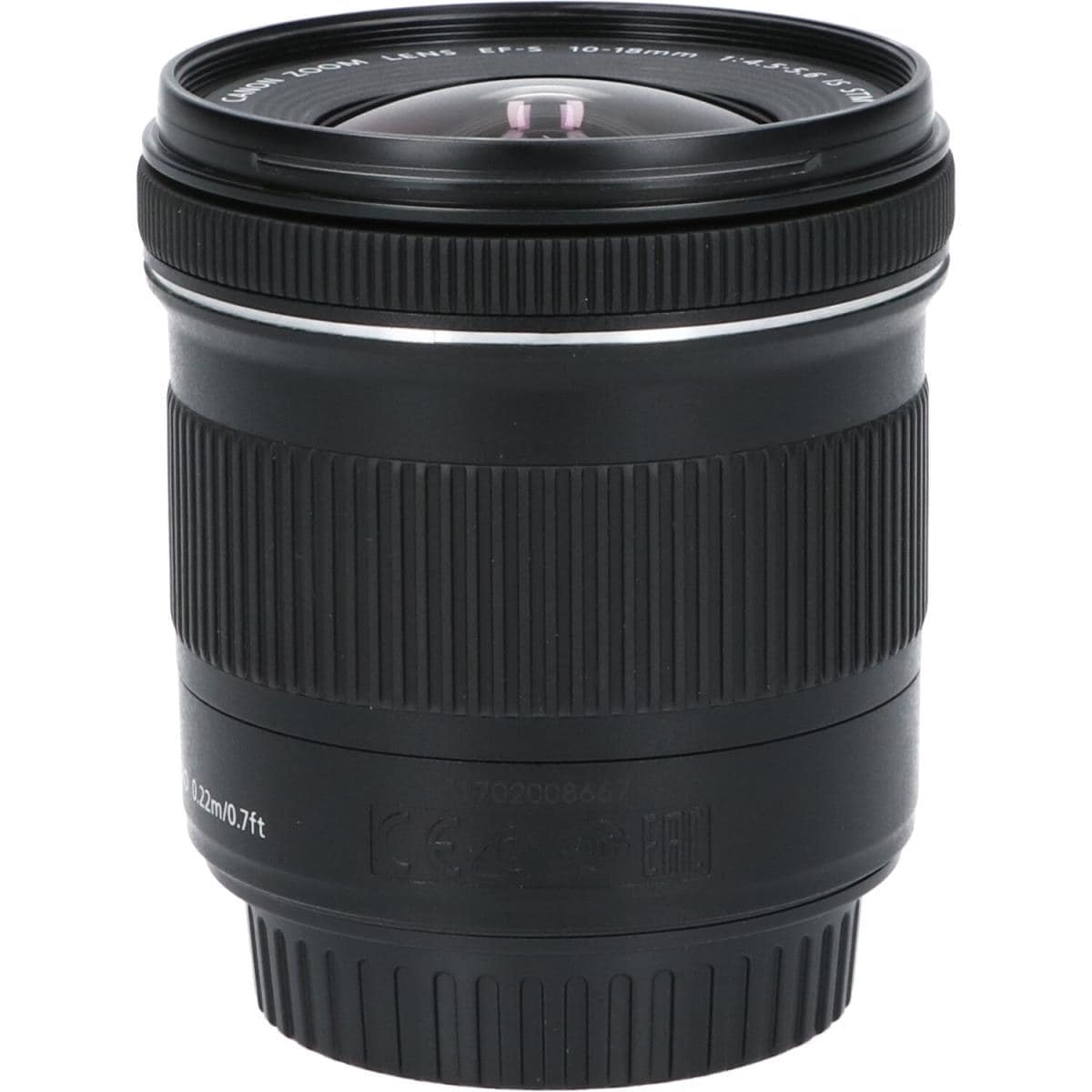 ＣＡＮＯＮ　ＥＦ－Ｓ１０－１８ｍｍ　Ｆ４．５－５．６ＩＳ　ＳＴＭ