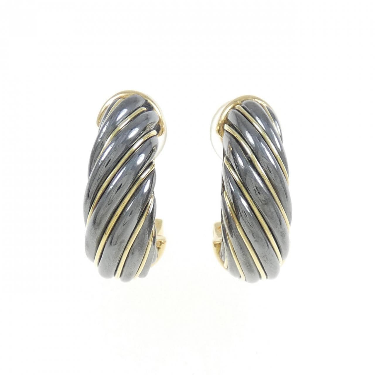 [vintage] Cartier 750 Three-Color/ Hallmark Earrings