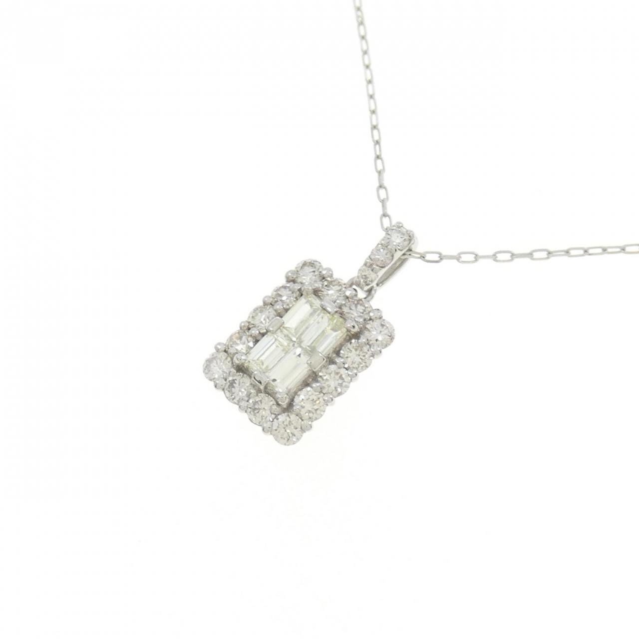 【新品】PT ダイヤモンド ネックレス 0.50CT