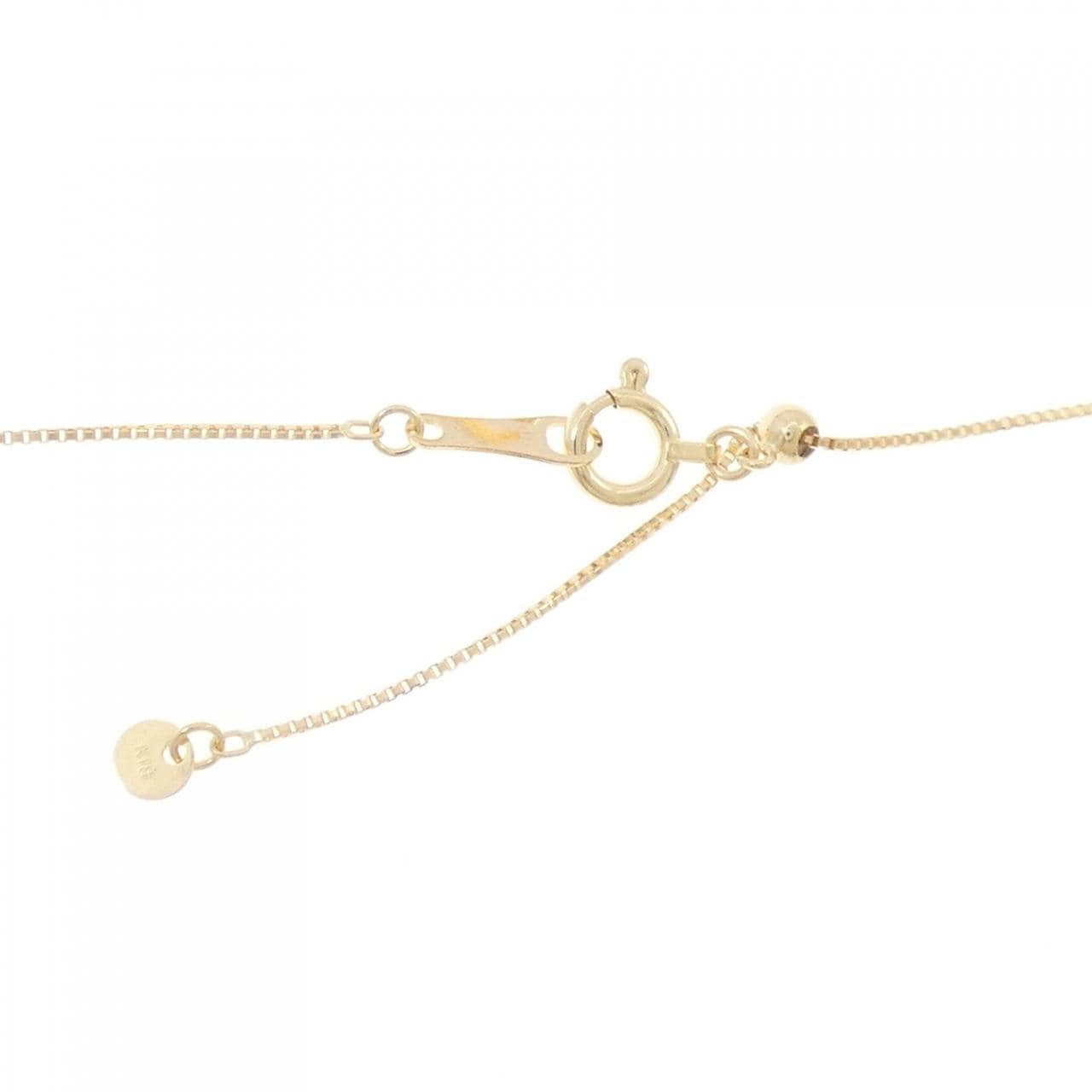 K18YG ダイヤモンド ネックレス 0.06CT