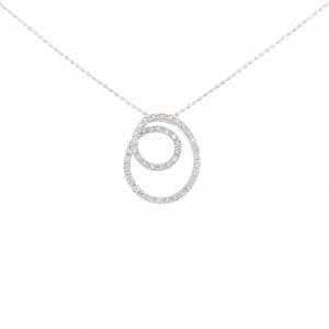 K18WG ダイヤモンド ネックレス 0.28CT