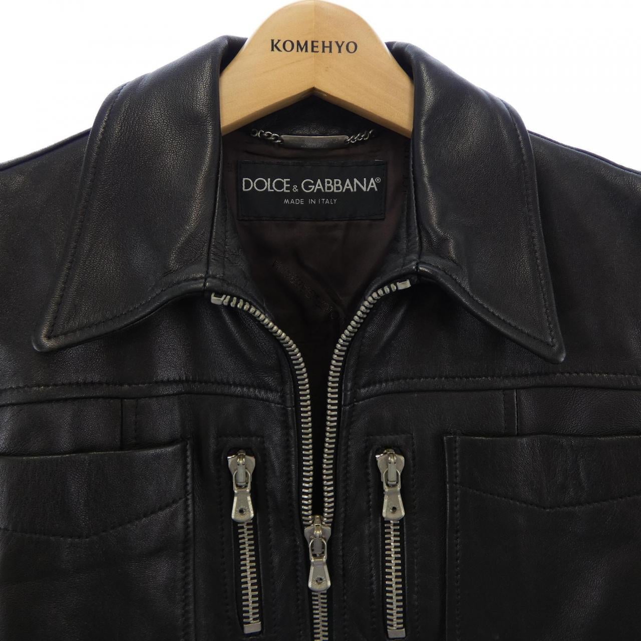 【ヴィンテージ】ドルチェアンドガッバーナ DOLCE&GABBANA レザージャケット