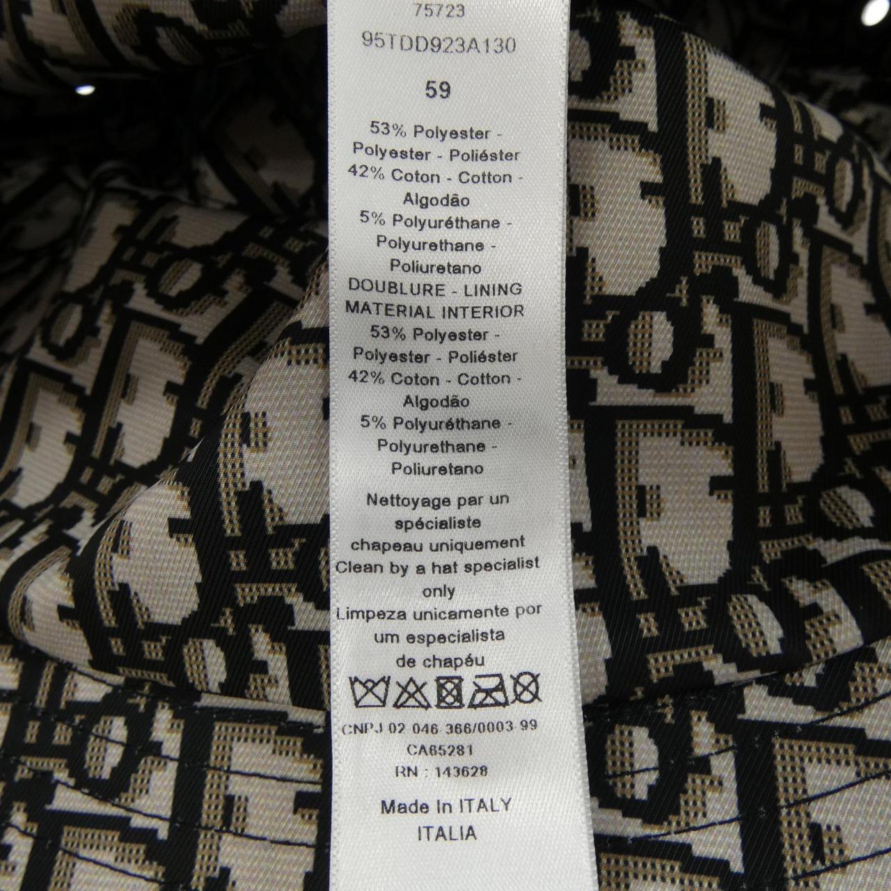 クリスチャンディオール CHRISTIAN DIOR TEDDY-D ボブハット オブリーク 95TDD923A130 ハット