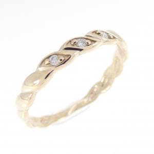 K10YG ダイヤモンド リング 0.03CT