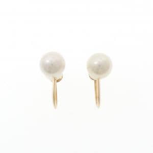 K18YG アコヤパール イヤリング 6.9mm