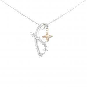 K18WG/K18PG ダイヤモンド ネックレス 0.10CT