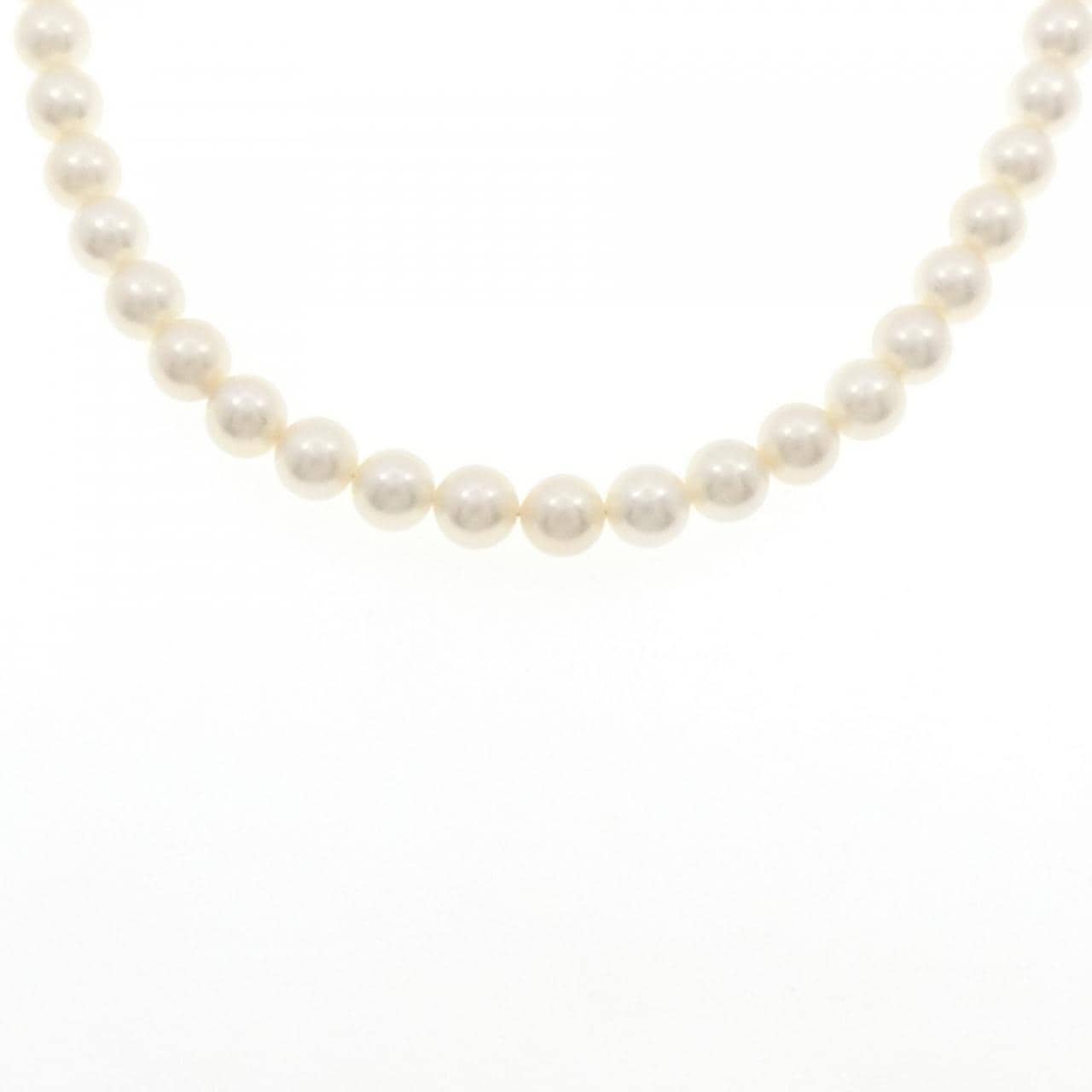 シルバークラスプ アコヤパール ネックレス 7-7.5mm