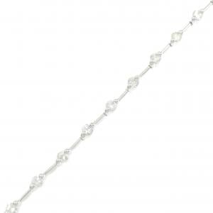 K18WG ダイヤモンド ブレスレット 1.50CT
