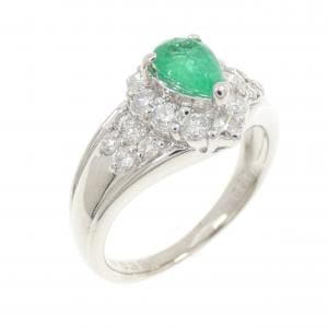 PT900 エメラルド リング 0.39CT