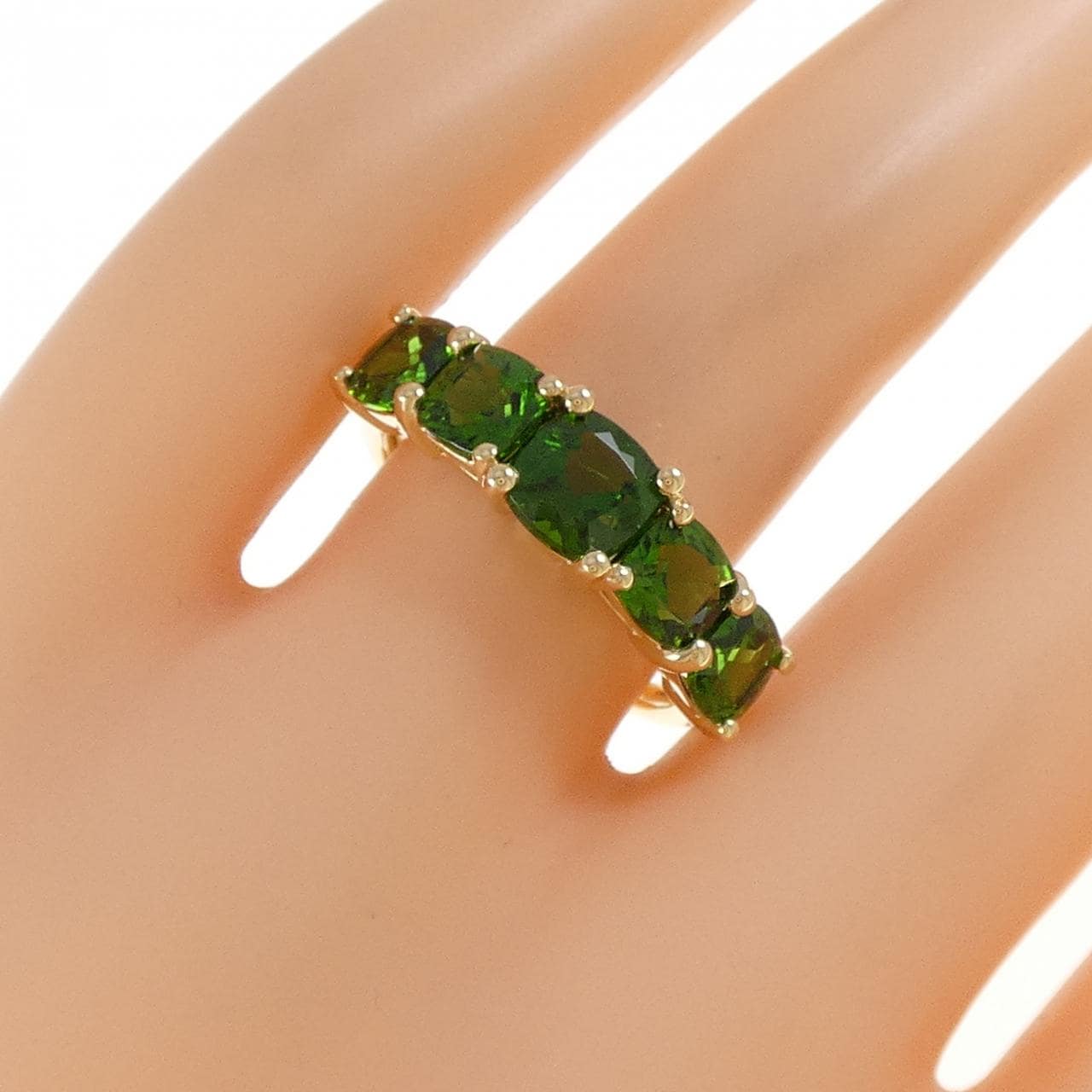 ジーエスティービー ダイオプサイド リング 2.50CT