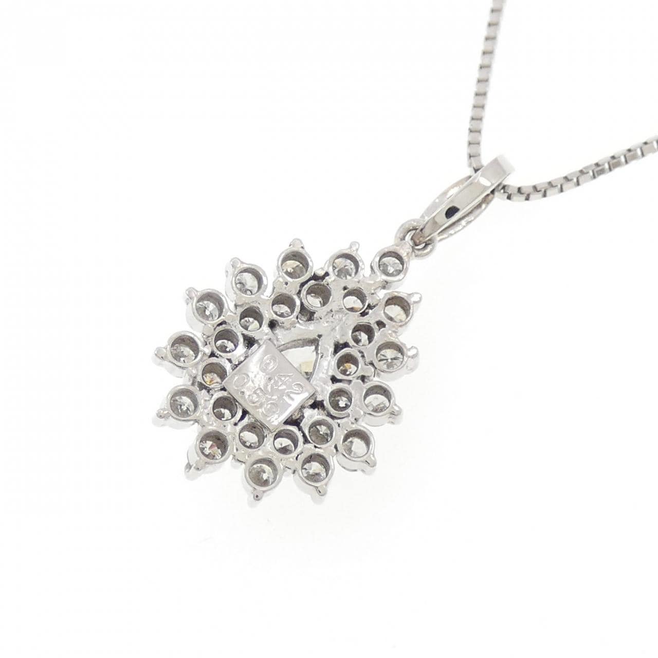 PT900/PT850 ダイヤモンド ネックレス 0.42CT
