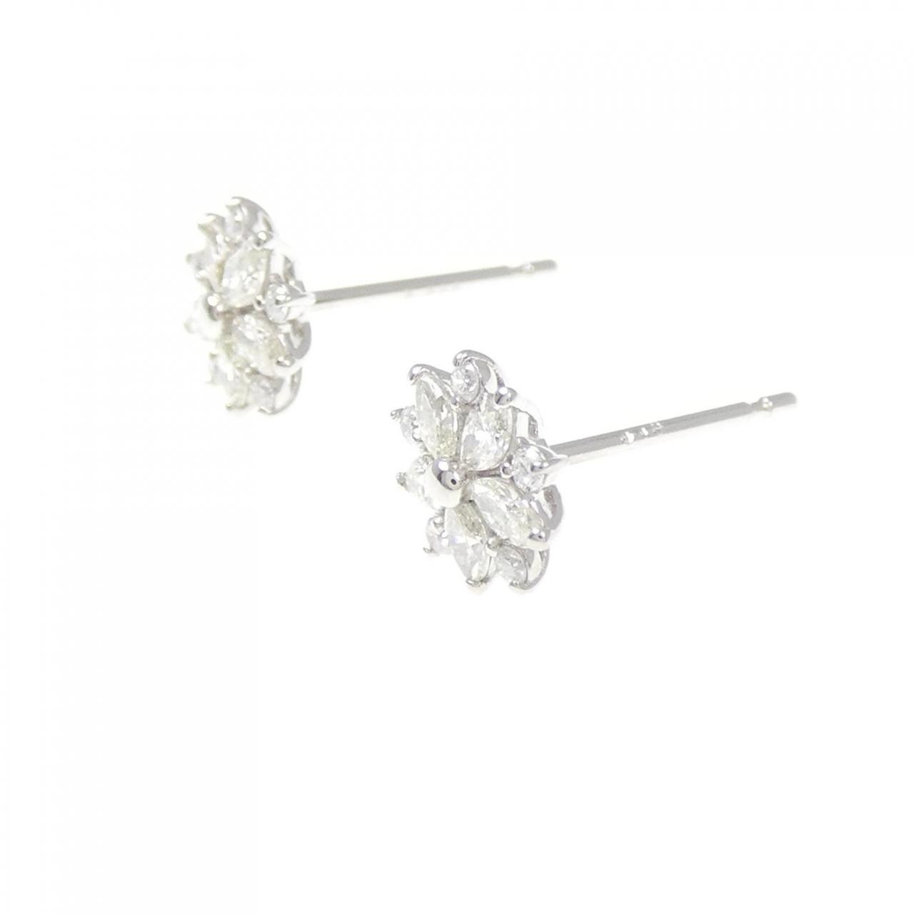 [新品] PT900钻石耳环 0.30CT