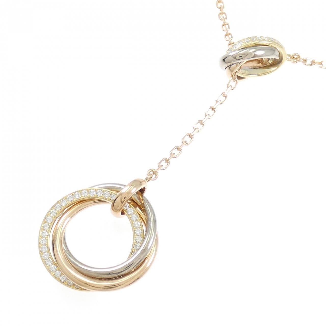 カルティエ トゥーフォートリニティ ネックレス