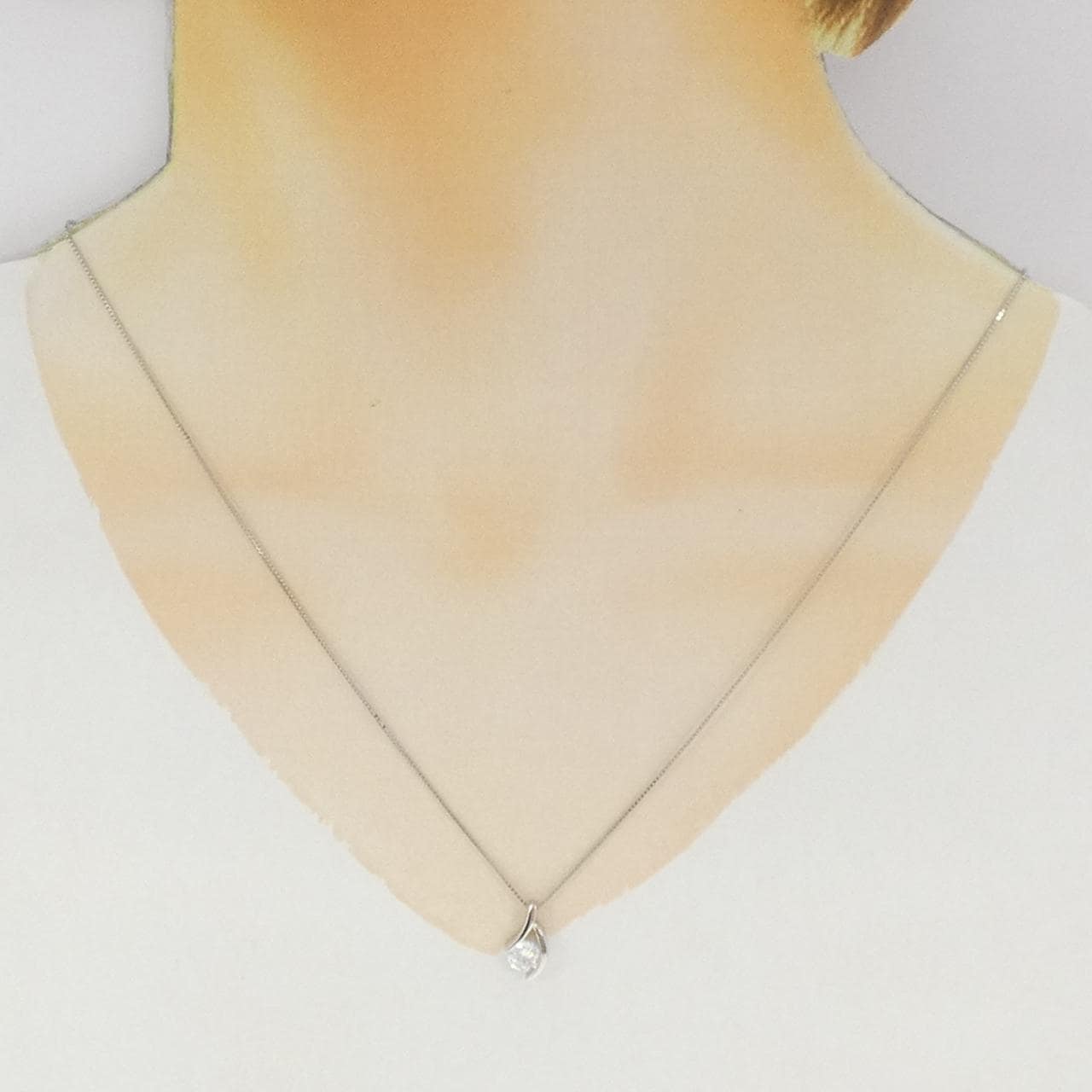 PT900/PT850 ダイヤモンド ネックレス 0.52CT