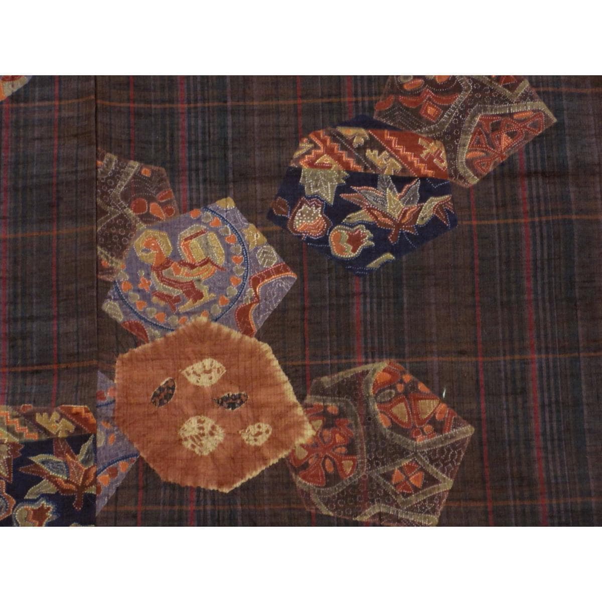 【未使用品】紬【吉澤与市】身幅Ｌ寸
