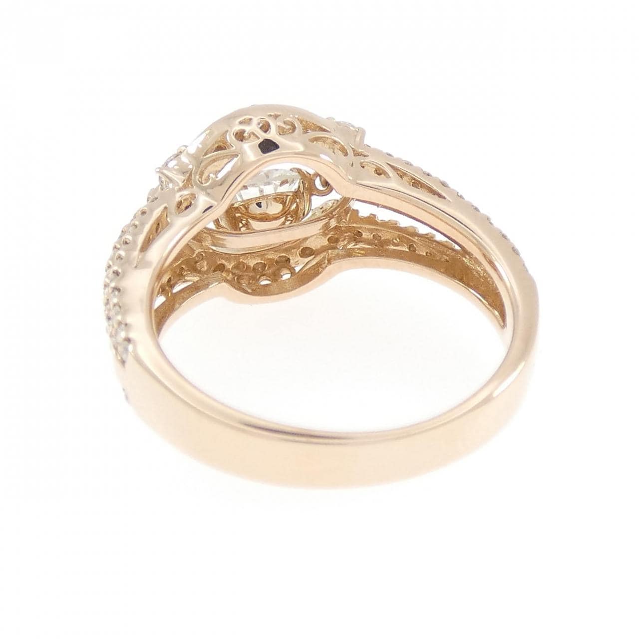 K18PG ダイヤモンド リング 0.367CT