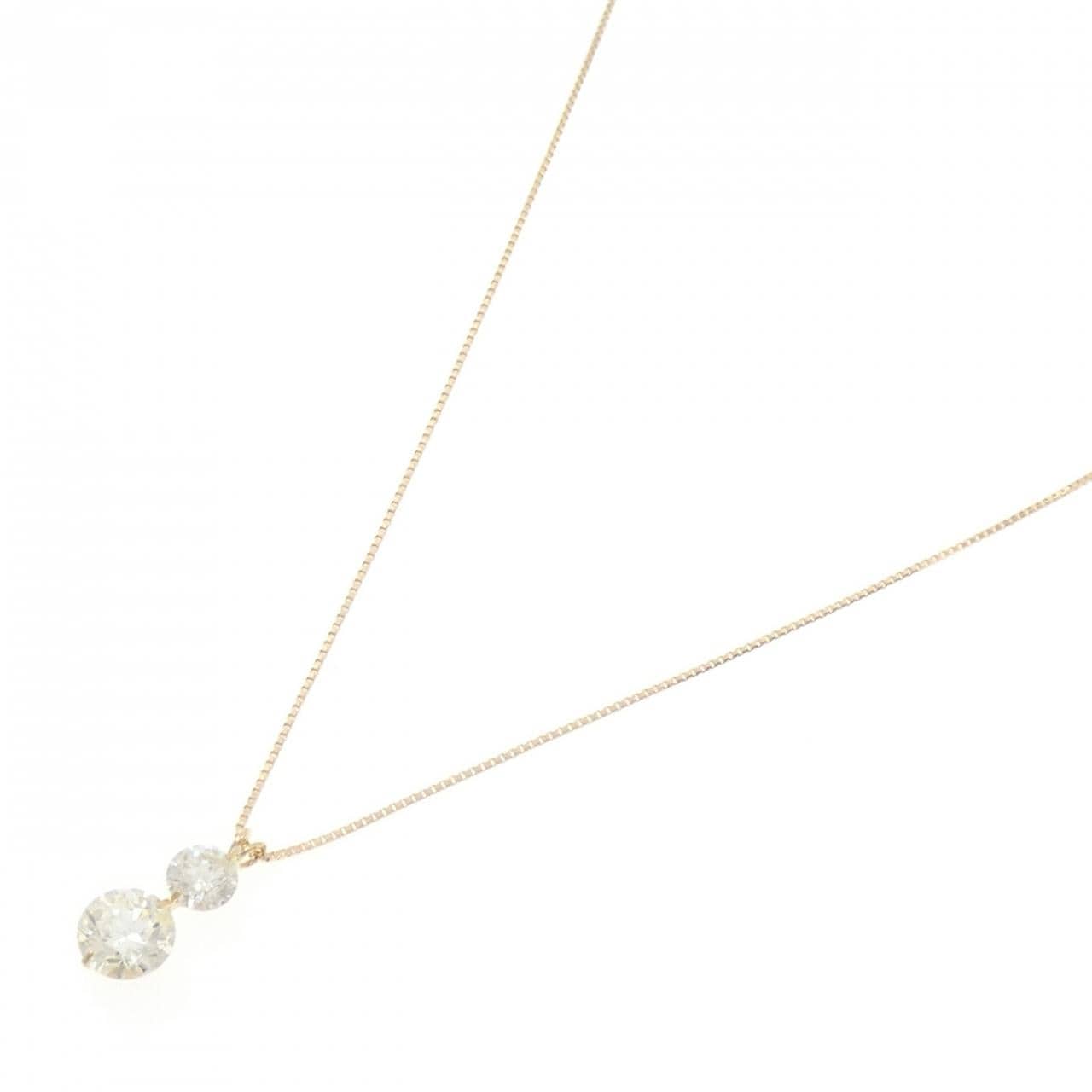 K18YG ダイヤモンド ネックレス 0.710CT