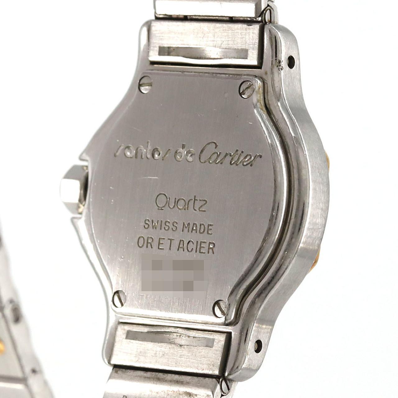 【ノーメンテナンス還元価格】カルティエ サントスオクタゴンSM コンビ W2001683 SSxYG クォーツ