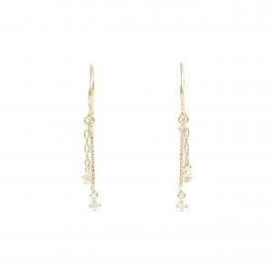 K18YG ダイヤモンド ピアス 0.06CT
