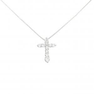 PT900/PT850 クロス ダイヤモンド ネックレス 0.53CT