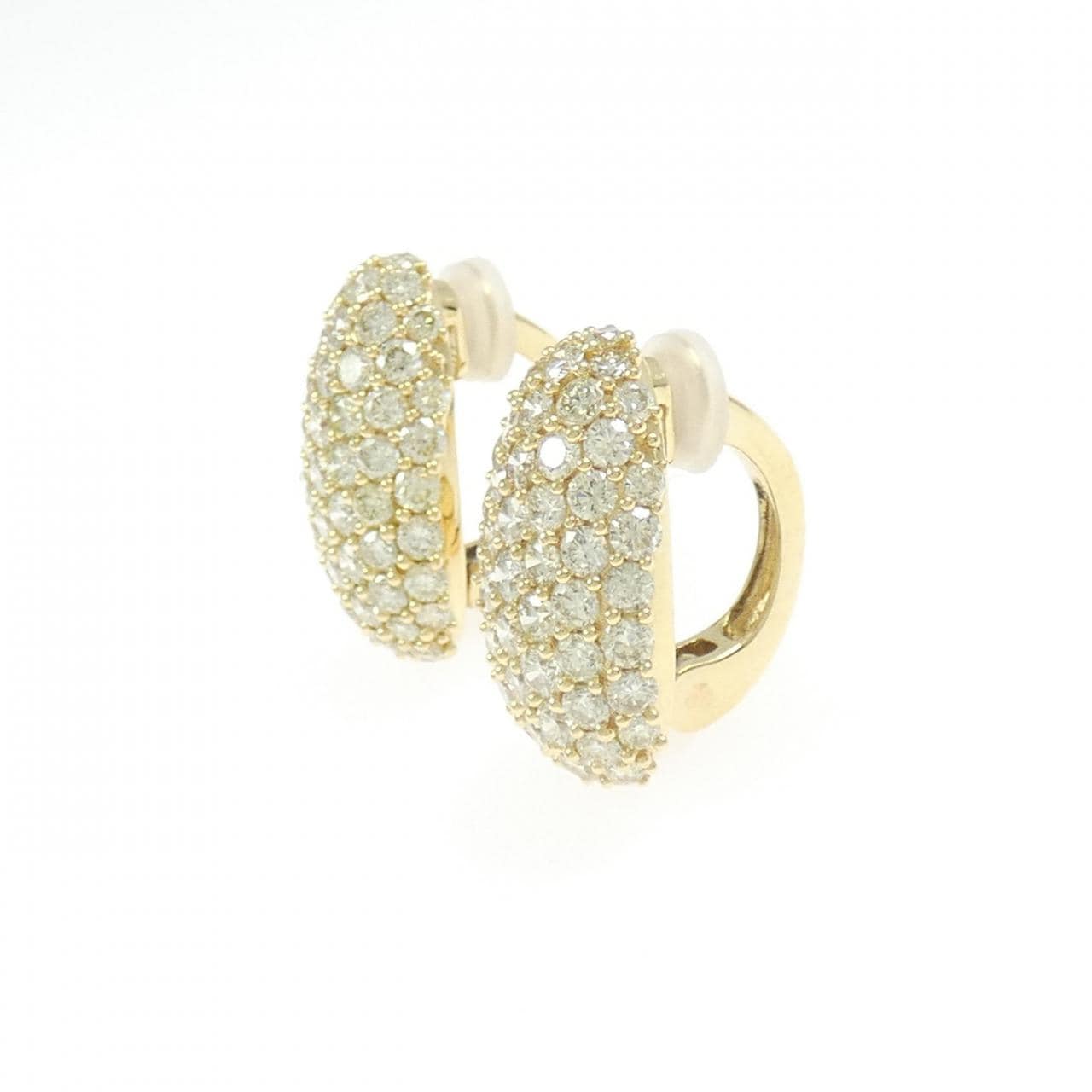 K18YG Diamond Earrings 3.40CT